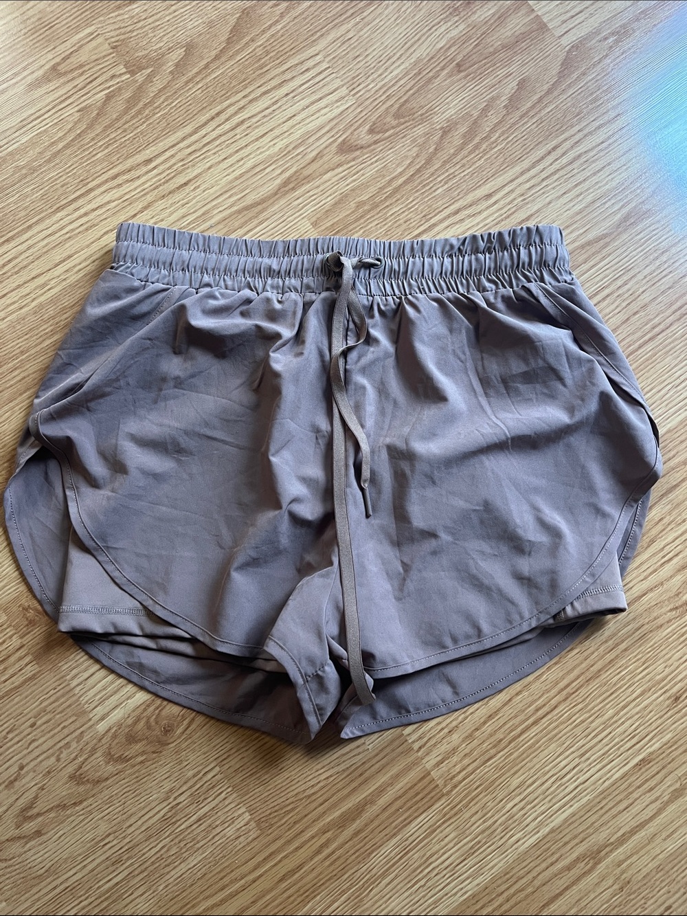 BuffBunny Women's Athletic Shorts — Taupe Brown